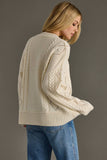 Cream Button Up Cardigan (M-XL)