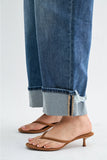 Mica- Relaxed Straight Cuffed Denim