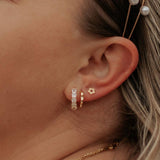 Flower Flat Back Studs