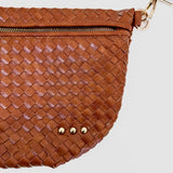 Woven Bum Bag- Brown