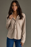 Tan Button Up