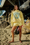 Reversible Mock-Neck Crop Sweatshirt, Life Is Good