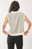 Striped V-Neck Vest Top (S-L)