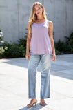 Baby Ribbed Knit Tank Top, Lilac