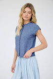 Raw Edge Sleeveless Lightweight Cardigan, Butter Yellow (S-L)