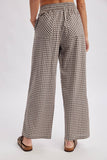 Patch Pocket Plaid Pants