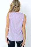 Round Neck Tank Top, Lilac (S-3X)