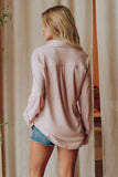Lt. Pink Super Soft Button Up