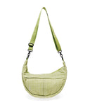 Picnic Plaid Crescent Bag