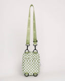 Green Checkered Crossbody Sling