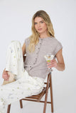 Raw Edge Sleeveless Lightweight Cardigan, Butter Yellow (S-L)