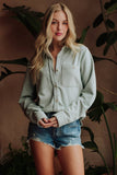Lt. Blue Super Soft Button Up