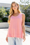 Baby Ribbed Knit Tank Top, Lilac