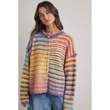 Rainbow Stripe Cardigan