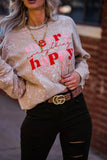 Happy Always Tan Bleached Long sleeve (S-3X)