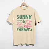 Sunny Fairways Golf Graphic Tee