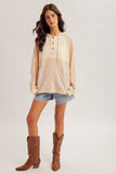 Floral Colorblock Hoodie (S-L)