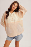 Floral Colorblock Hoodie (S-L)