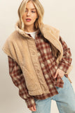 Cozy Sherpa Vest (M)