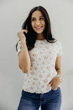 Lettuce Edge Tee- Wild Saffron (XS)