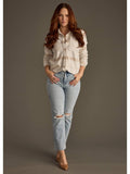 Super Soft Plaid Button Up- Tan, Brown, Lt. Blue (S-XL)