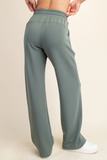 Comfy Luxe Straight Pant, Sage Leaf (S, 2x, 3x)