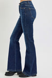 Risen-TC Dark Wash High Rise Flare Jeans (0-3X)