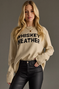 Whiskey Weather Sweater-Tan