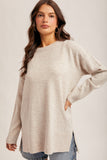 Oversized Tunic Sweater- Oatmeal (S,L)
