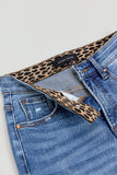 Risen-TC Elastic Band High Rise Denim