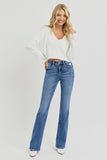 Risen-TC High Rise Straight Jeans