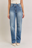 A-semetrical High Rise Dad Jean