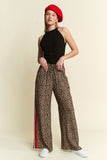 Leopard Contrast Trouser
