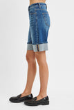 Risen- High Rise Cuffed Shorts (M, L, 2X, 3X)