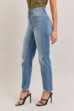 High Rise Mom Jean Cropped