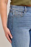 Plus Size High Rise Mom Jean Cropped