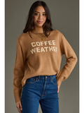 Coffee Weather Sweater- Light Brown
