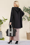Cardigan Hoodie- Black (S,L,1X,2X,3X)