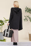 Cardigan Hoodie- Black (S,L,1X,2X,3X)