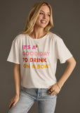 Drink on a Boat Tee- White (S-XL)