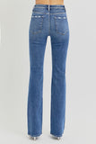 Risen-TC High Rise Straight Jeans