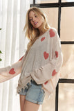 Frayed Heart Sweater