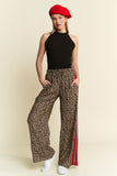 Leopard Contrast Trouser
