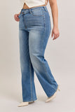 Plus Size asemetrical High Rise Dad Jean