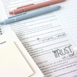 Spiral Bible Transparent Sticky Notes