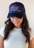 Drink on the Lake Trucker Hat- Navy