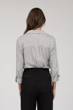 Stripe Collared Button Down Long Sleeve (2x, 3x)