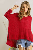 Loose Fit Knit Sweater