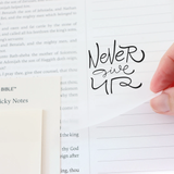 Spiral Bible Transparent Sticky Notes