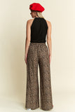 Leopard Contrast Trouser